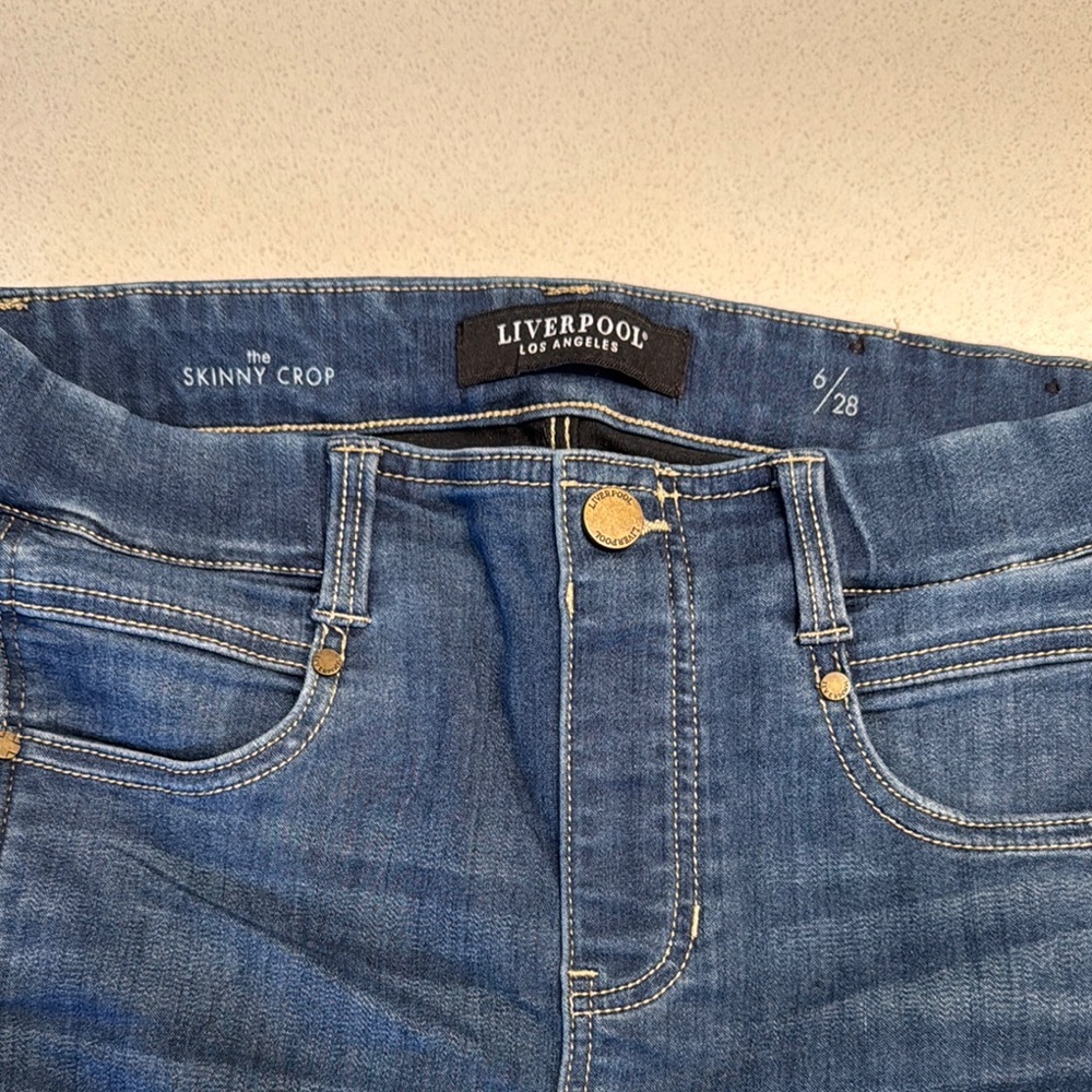 Liverpool Blue Skinny Jeans Classic Style